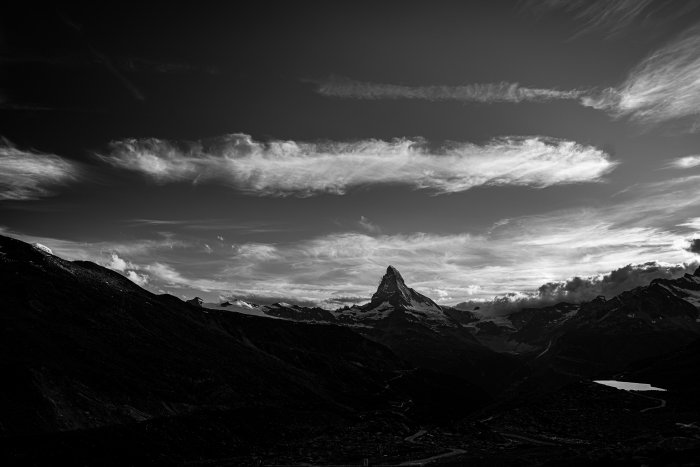 The mountain and the sky